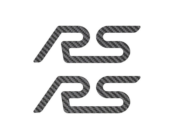 "RS" Spoiler Letter Inserts Fits 2016-2018 Ford Focus RS