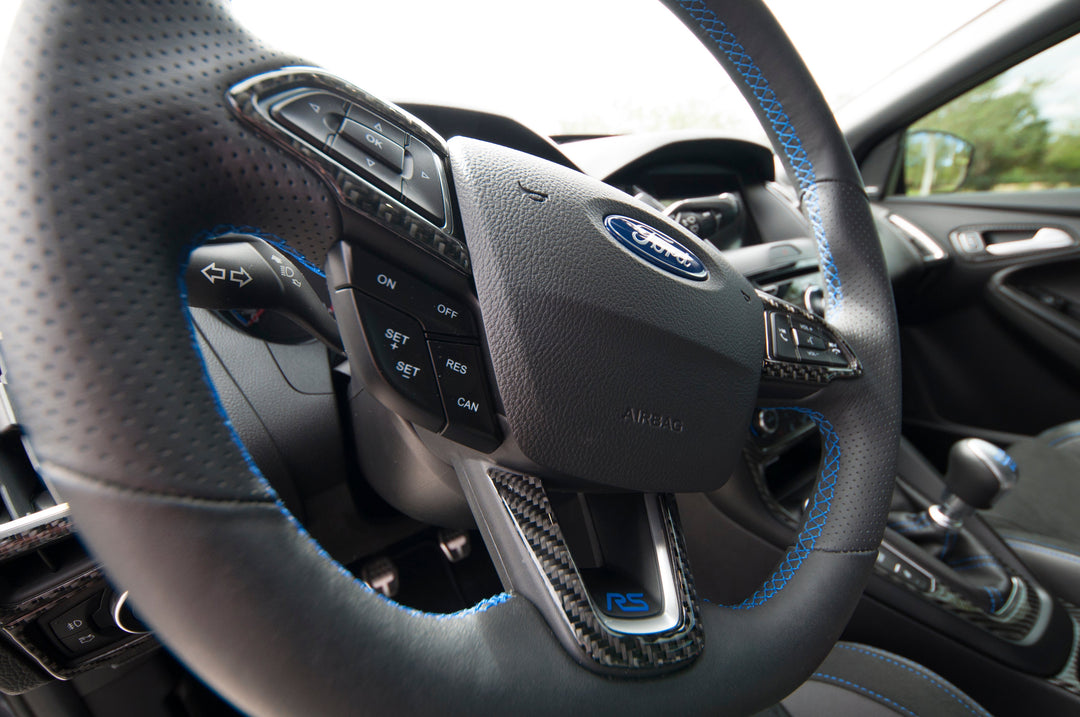 Steering Wheel Accent Overlays Fits 2015-2018 Ford Focus, RS, ST