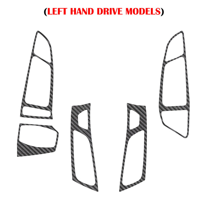 Interior Air Vent Accents Fits 2015-2018 Ford Focus, RS, ST