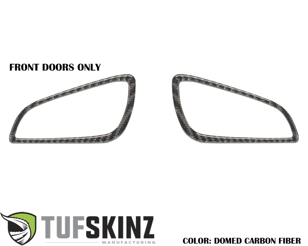 Interior Door Handle Surround Accents Fits 2015-2018 Ford Focus, RS, ST