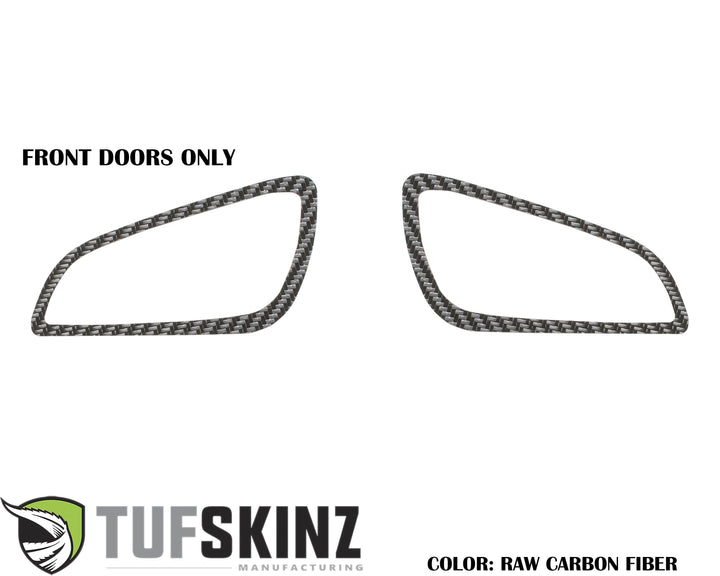 Interior Door Handle Surround Accents Fits 2015-2018 Ford Focus, RS, ST