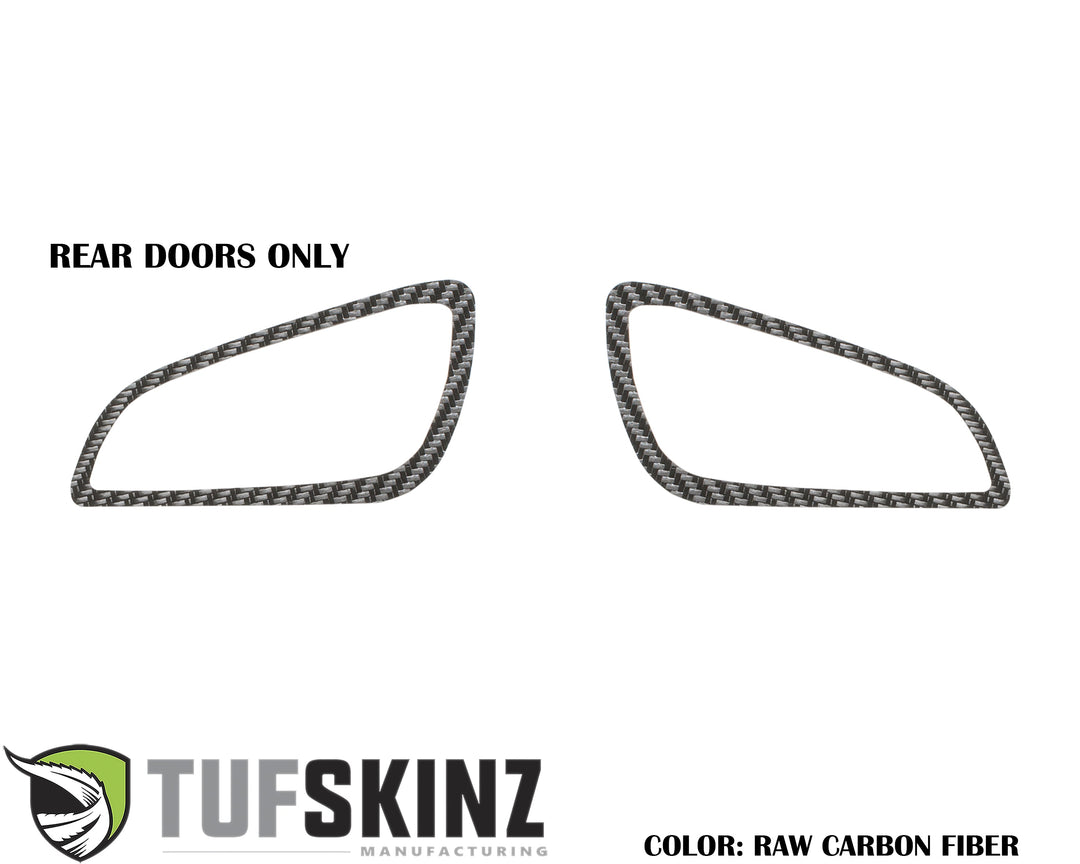 Interior Door Handle Surround Accents Fits 2015-2018 Ford Focus, RS, ST