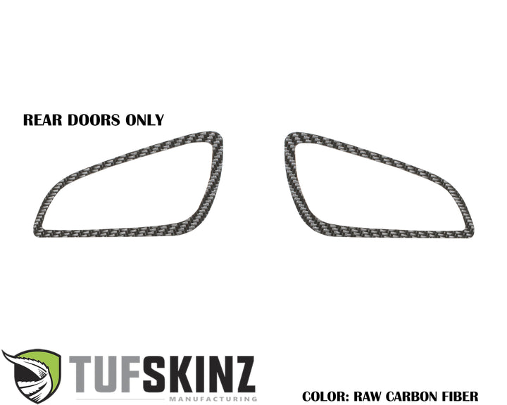 Interior Door Handle Surround Accents Fits 2015-2018 Ford Focus, RS, ST