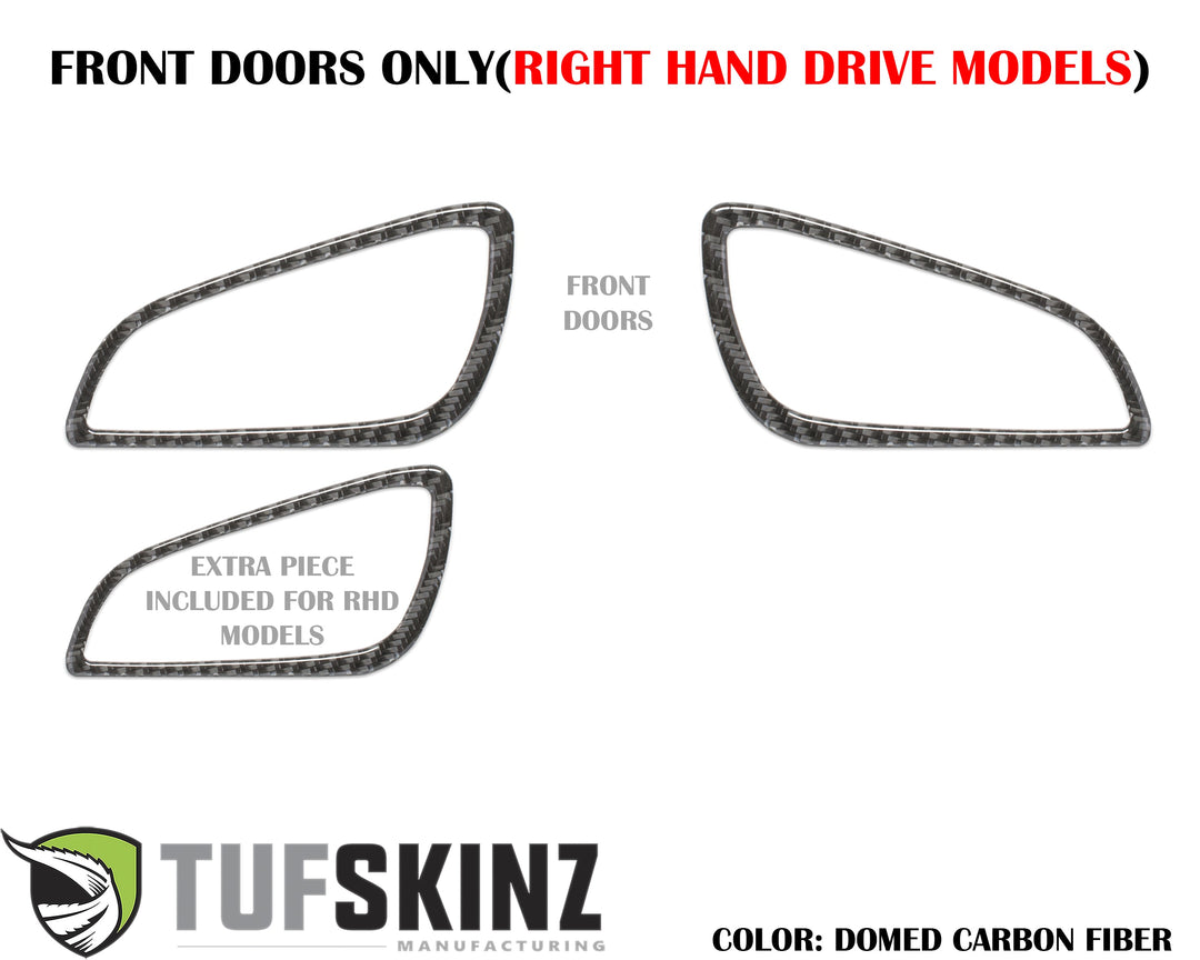 Interior Door Handle Surround Accents Fits 2015-2018 Ford Focus, RS, ST