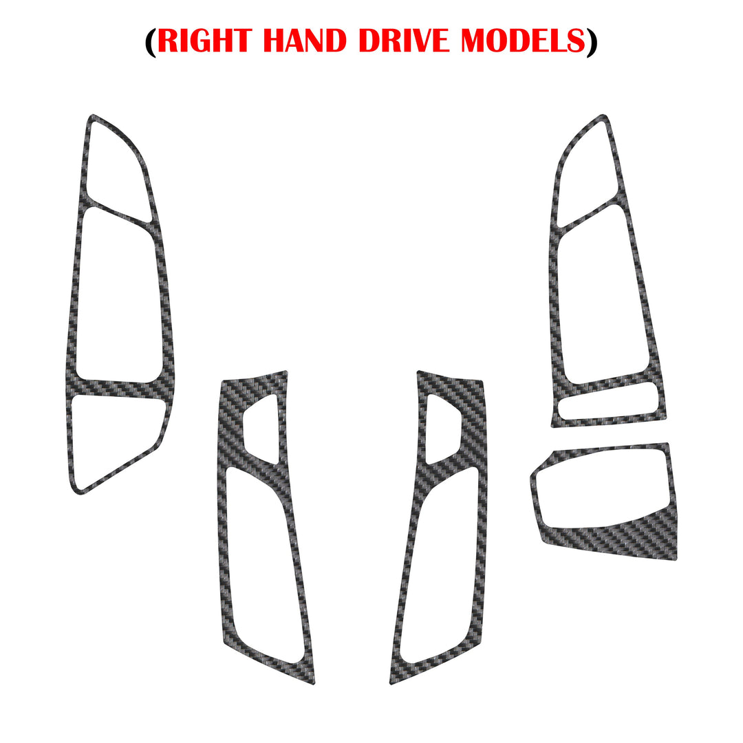 Interior Air Vent Accents Fits 2015-2018 Ford Focus, RS, ST