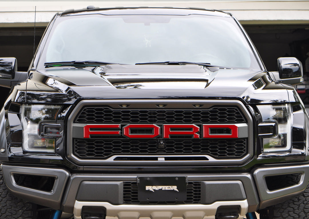 Grille Letter Overlays Fits 2015-2020 Ford F-150 Raptor