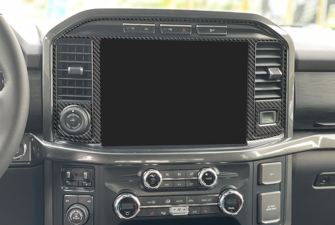 Navigation Screen Accent Trim Fits 2021-2025 Ford F-150