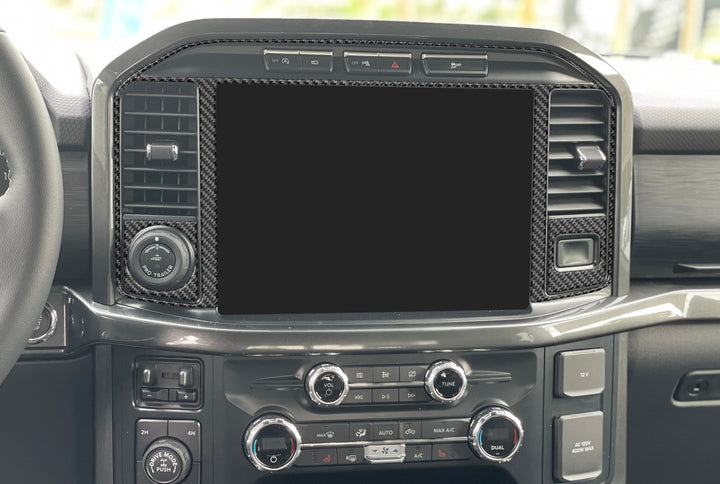 Navigation Screen Accent Trim Fits 2021-2025 Ford F-150