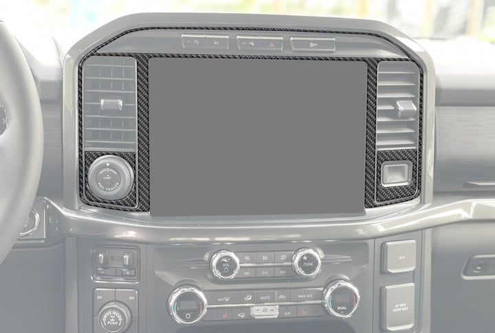 Navigation Screen Accent Trim Fits 2021-2025 Ford F-150