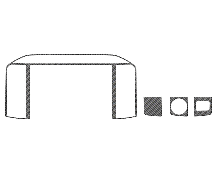 Navigation Screen Accent Trim Fits 2021-2025 Ford F-150