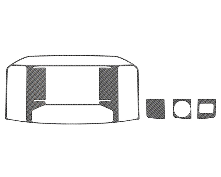 Navigation Screen Accent Trim Fits 2021-2025 Ford F-150