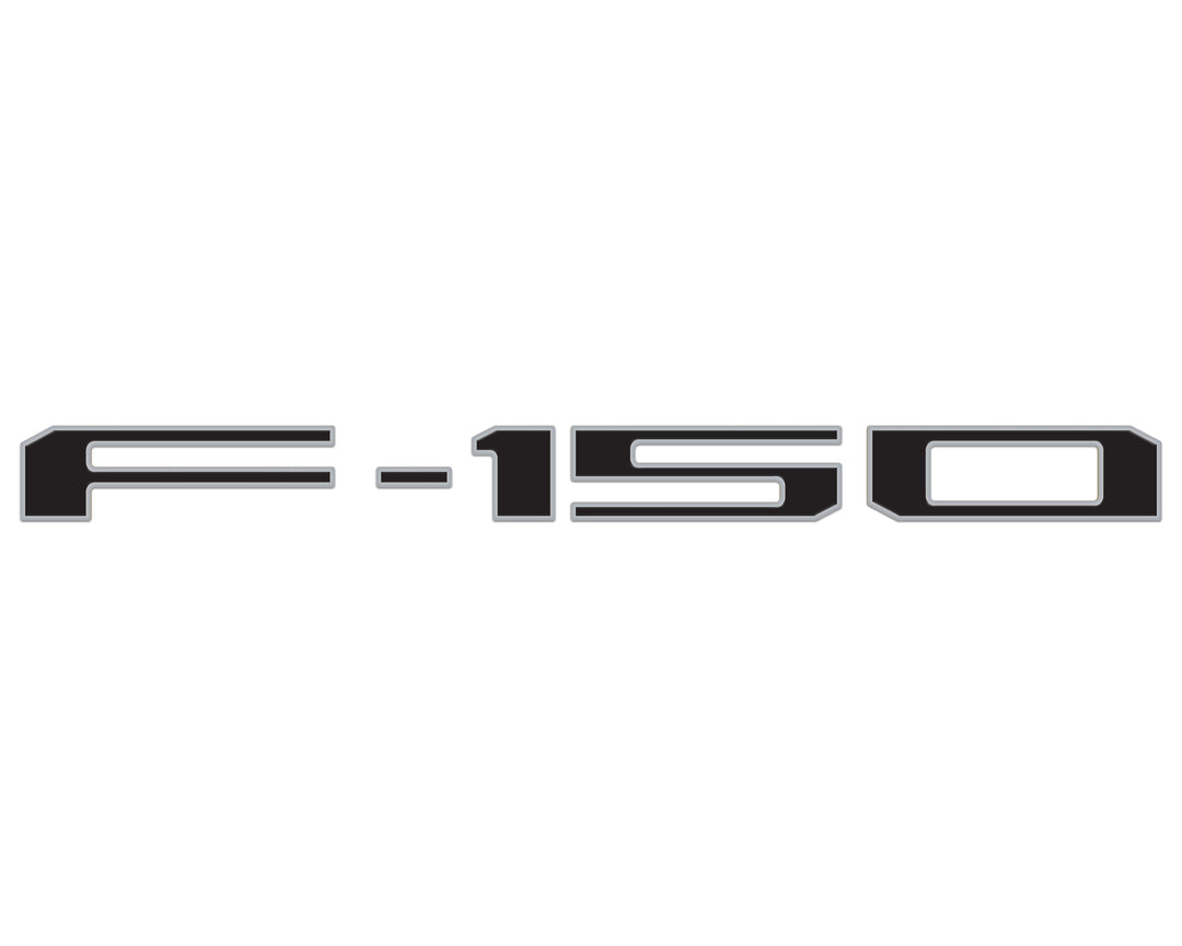 Football Themed Tailgate Letter Inserts Fits 2021-2026 Ford F-150