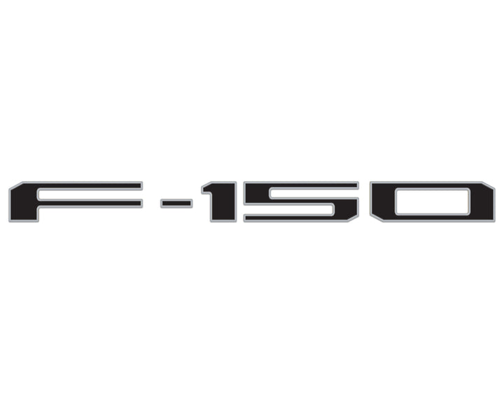 Football Themed Tailgate Letter Inserts Fits 2021-2026 Ford F-150