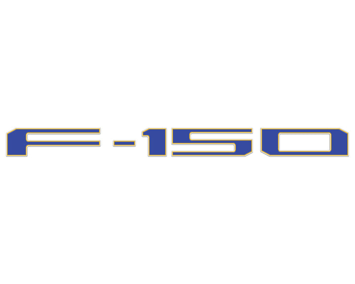 Football Themed Tailgate Letter Inserts Fits 2021-2026 Ford F-150