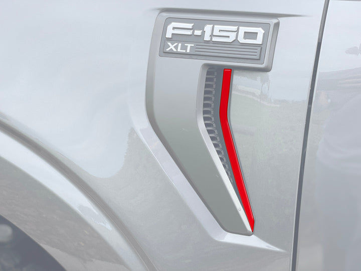 Fender Vent Strip Accent Trim Fits 2021-2025 Ford F-150