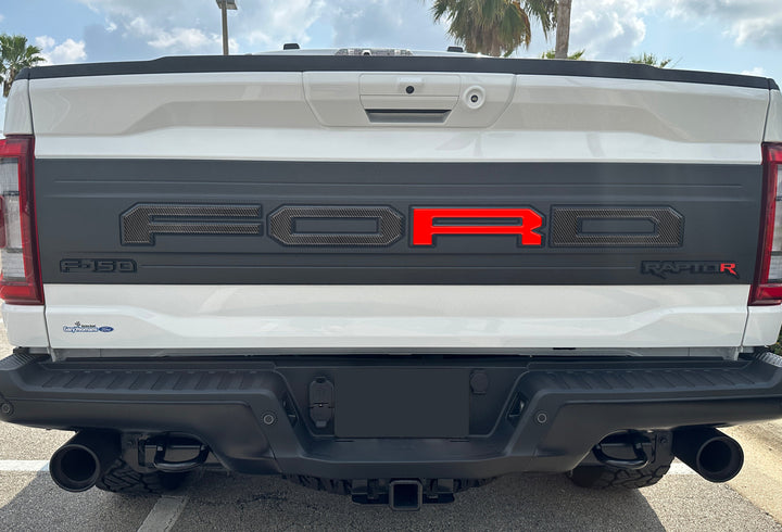 Raptor Tailgate Letter Overlays Fits 2021-2025 Ford F-150 Raptor
