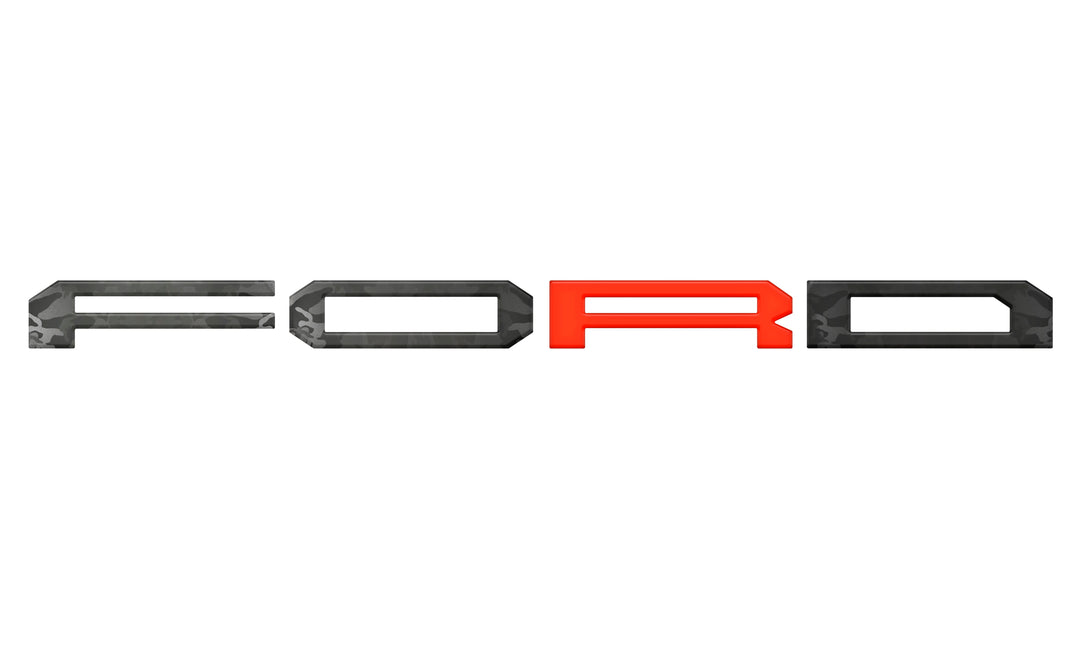 Raptor Tailgate Letter Overlays Fits 2021-2025 Ford F-150 Raptor