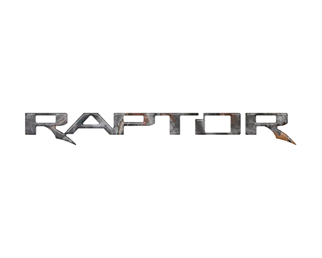 Raptor Tailgate Emblem Inserts Fits 2017-2025 Ford F-150 Raptor