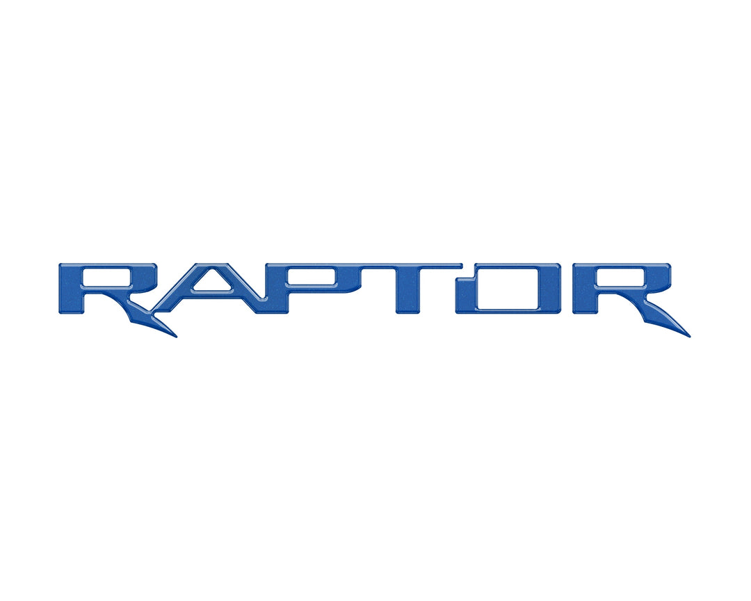 Raptor Tailgate Emblem Inserts Fits 2017-2025 Ford F-150 Raptor