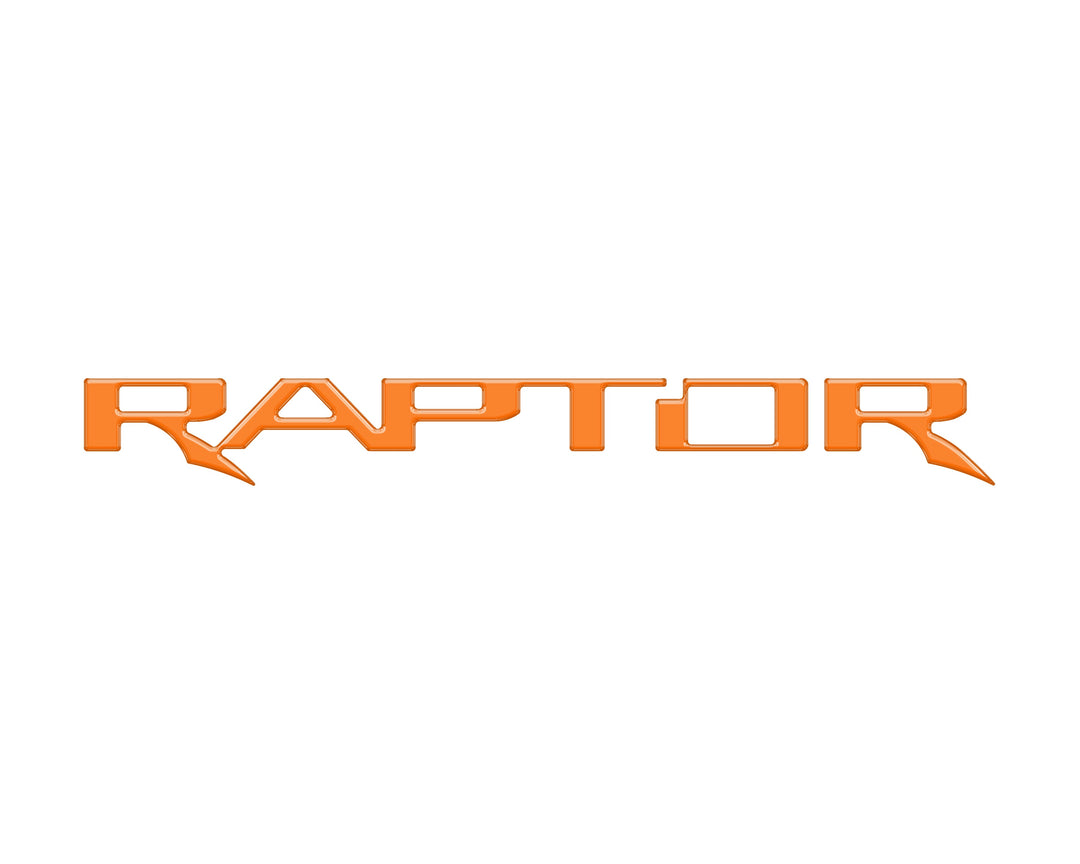 Raptor Tailgate Emblem Inserts Fits 2017-2025 Ford F-150 Raptor