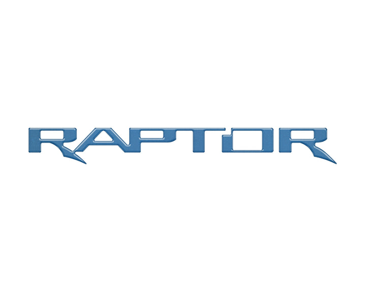 Raptor Tailgate Emblem Inserts Fits 2017-2025 Ford F-150 Raptor