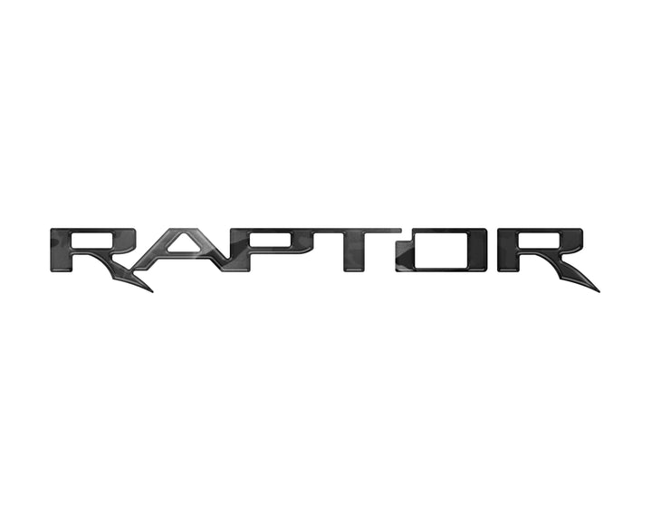 Raptor Tailgate Emblem Inserts Fits 2017-2025 Ford F-150 Raptor
