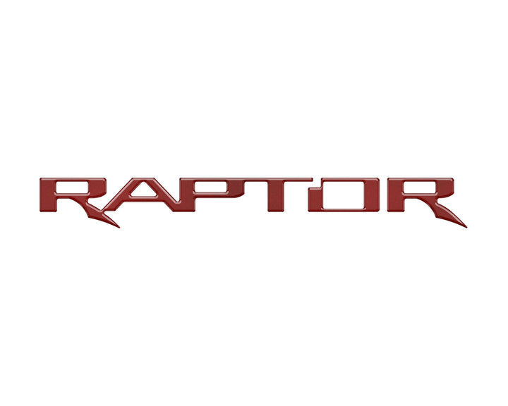 Raptor Tailgate Emblem Inserts Fits 2017-2025 Ford F-150 Raptor