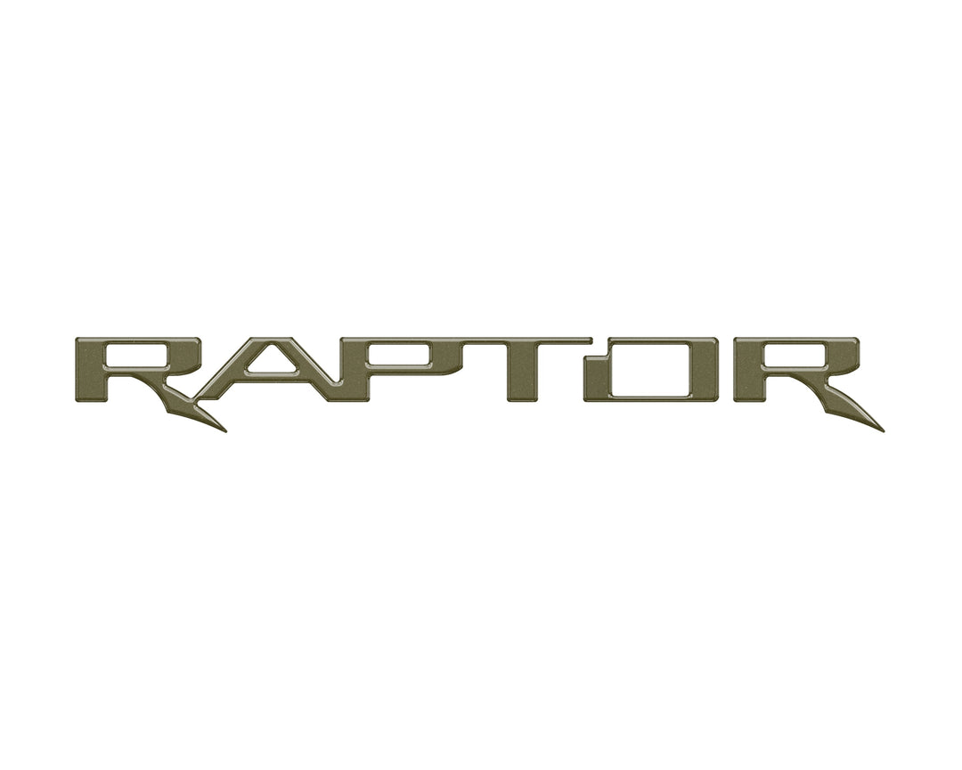 Raptor Tailgate Emblem Inserts Fits 2017-2025 Ford F-150 Raptor