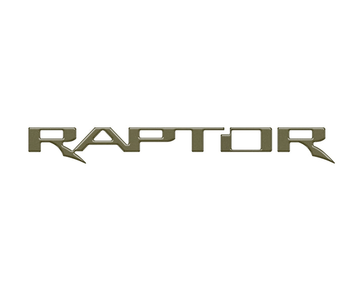 Raptor Tailgate Emblem Inserts Fits 2017-2025 Ford F-150 Raptor
