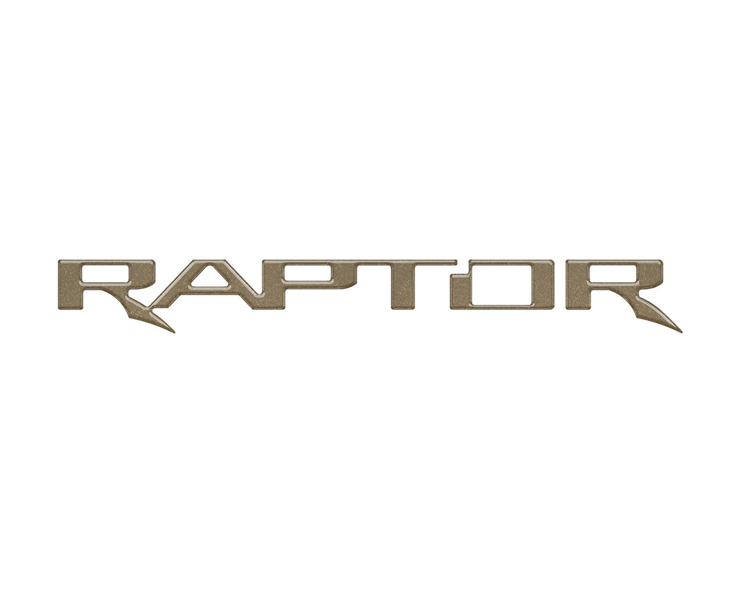 Raptor Tailgate Emblem Inserts Fits 2017-2025 Ford F-150 Raptor