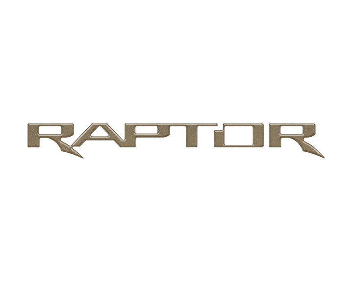 Raptor Tailgate Emblem Inserts Fits 2017-2025 Ford F-150 Raptor