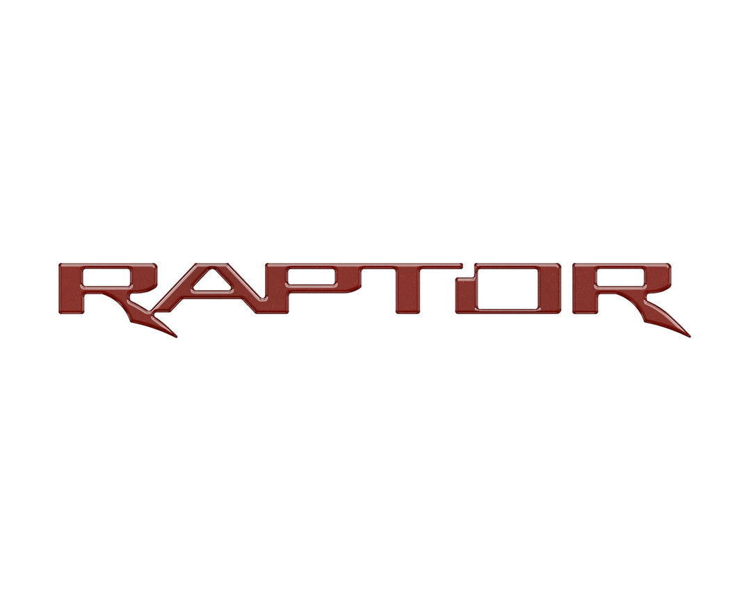 Raptor Tailgate Emblem Inserts Fits 2017-2025 Ford F-150 Raptor