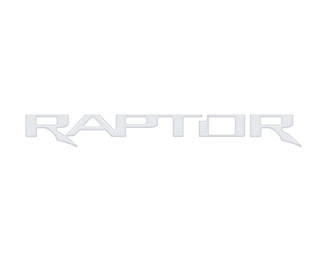 Raptor Tailgate Emblem Inserts Fits 2017-2025 Ford F-150 Raptor