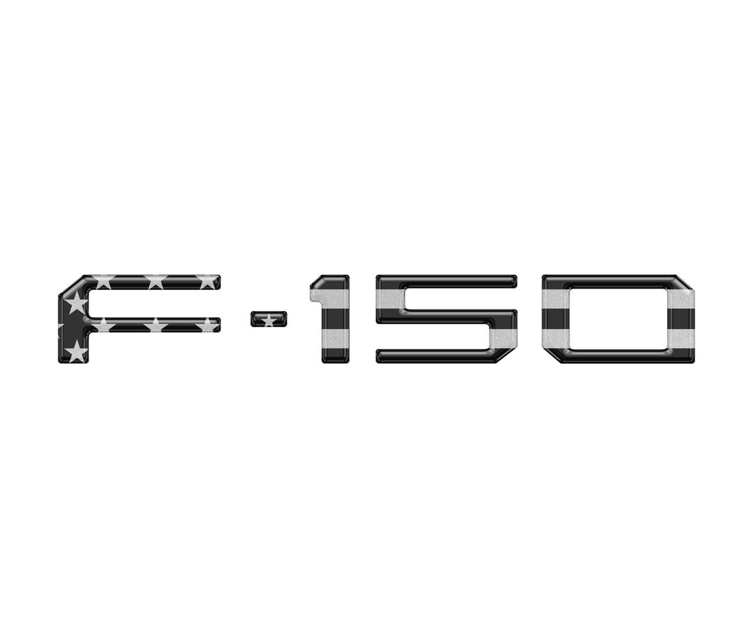 Tailgate Applique Emblem Accent Trim Fits 2021-2024 Ford F-150 Raptor/King Ranch/Platinum/Limited