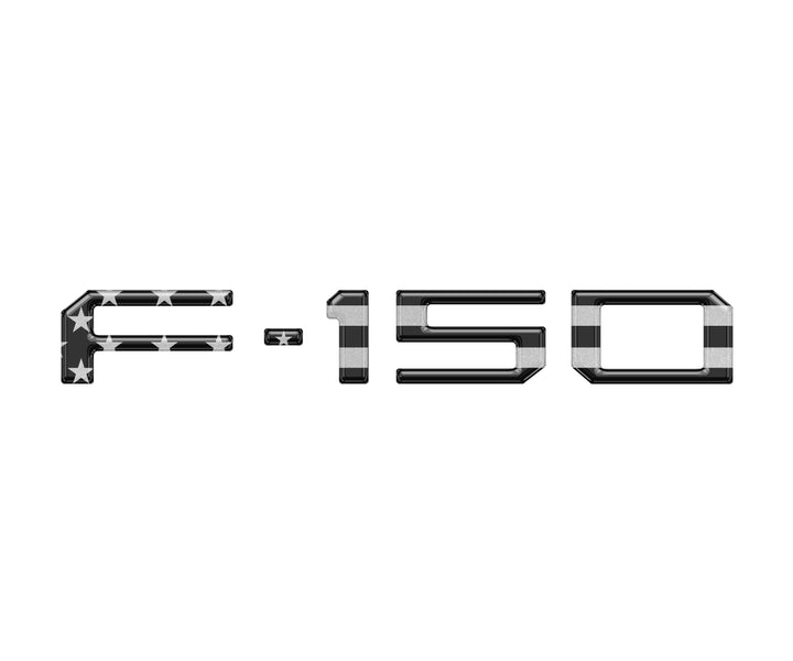 Tailgate Applique Emblem Accent Trim Fits 2021-2024 Ford F-150 Raptor/King Ranch/Platinum/Limited