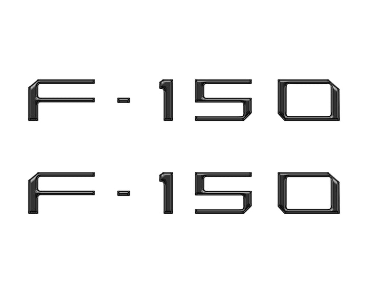 Charge Port Lid Letter Inserts Fits 2022-2025 Ford F-150 Lightning