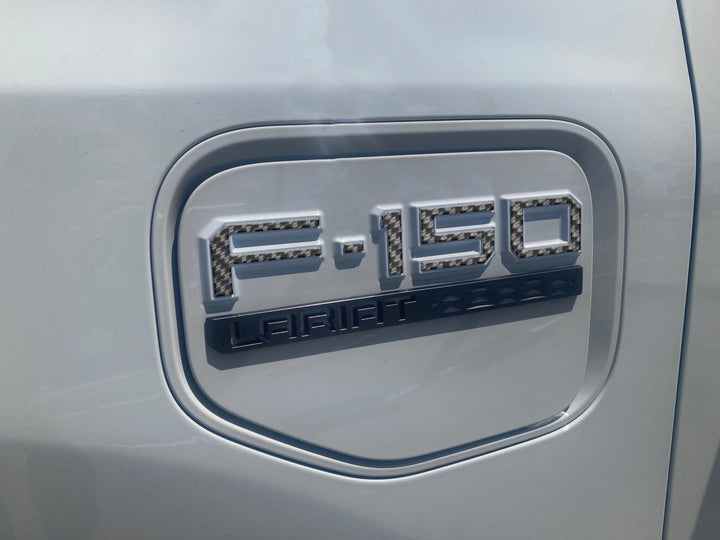 Charge Port Lid Letter Inserts Fits 2022-2025 Ford F-150 Lightning