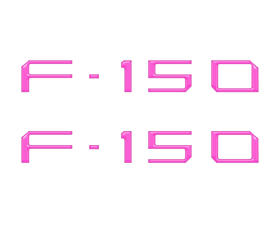 Charge Port Lid Letter Inserts Fits 2022-2025 Ford F-150 Lightning