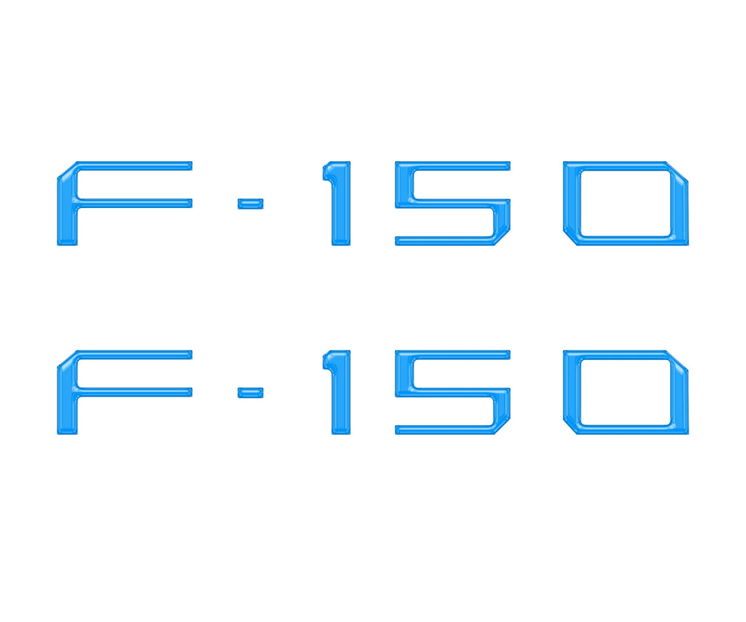 Charge Port Lid Letter Inserts Fits 2022-2025 Ford F-150 Lightning