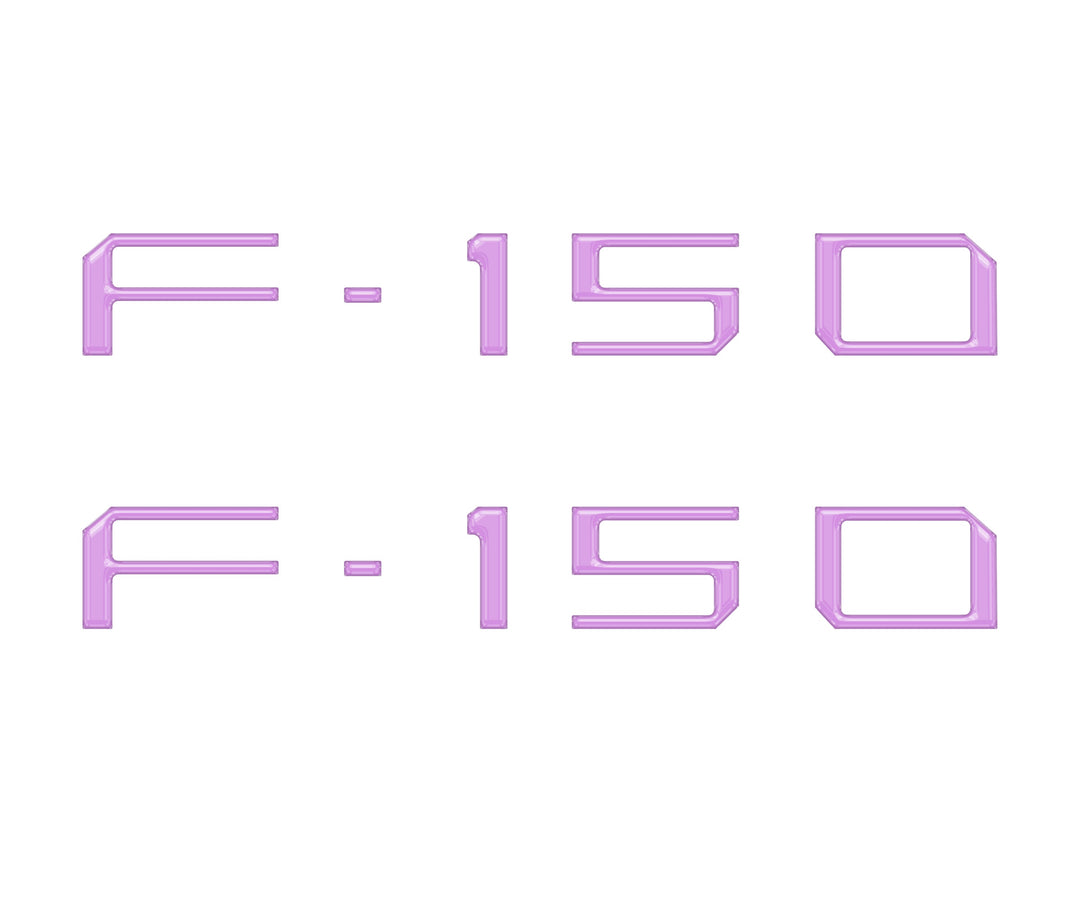 Charge Port Lid Letter Inserts Fits 2022-2025 Ford F-150 Lightning