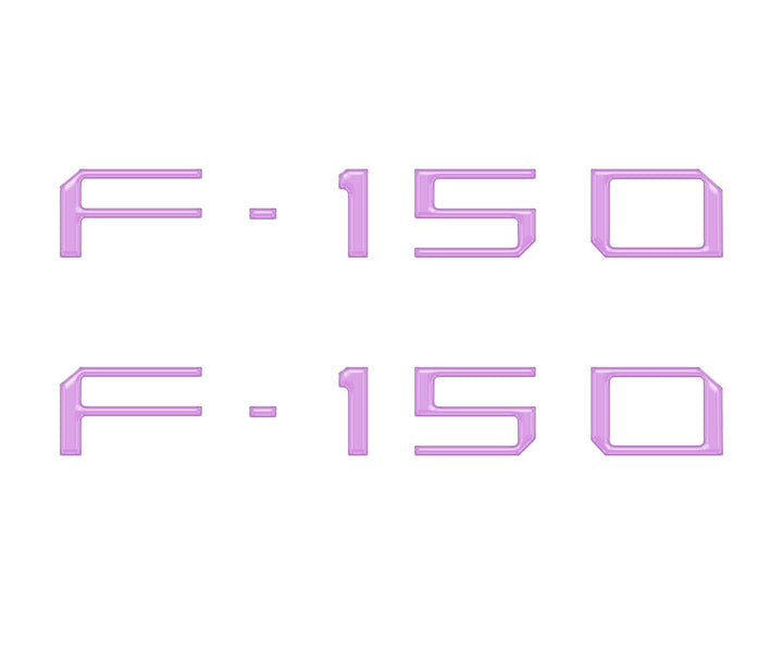 Charge Port Lid Letter Inserts Fits 2022-2025 Ford F-150 Lightning