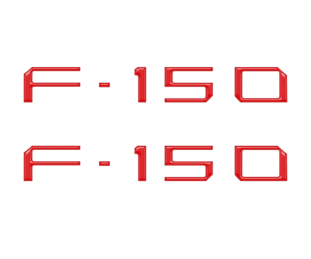 Charge Port Lid Letter Inserts Fits 2022-2025 Ford F-150 Lightning