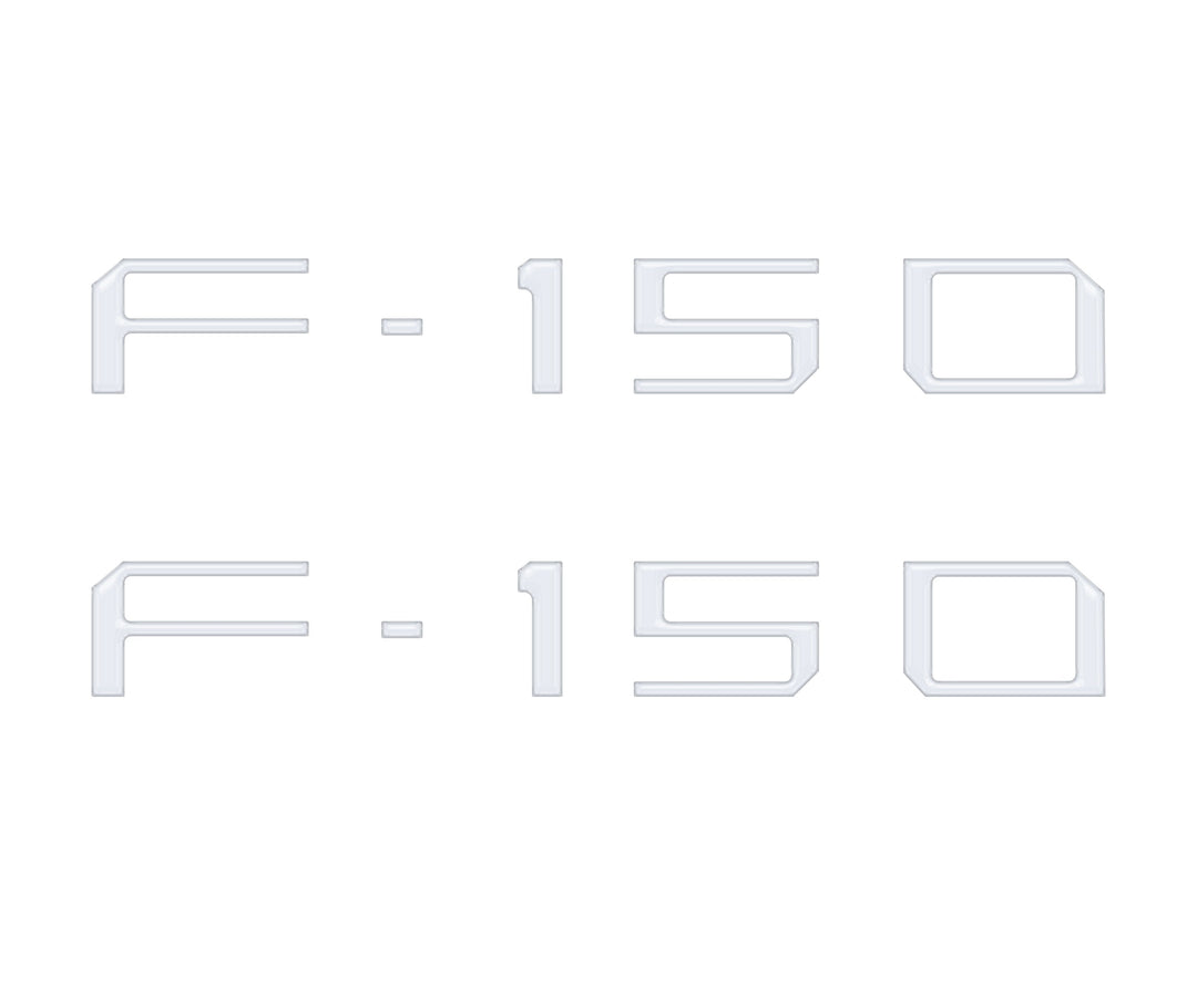 Charge Port Lid Letter Inserts Fits 2022-2025 Ford F-150 Lightning