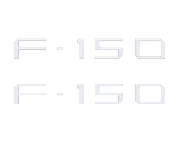 Charge Port Lid Letter Inserts Fits 2022-2025 Ford F-150 Lightning