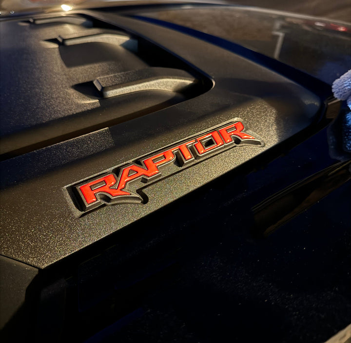 Hood Cowl Emblem Inserts Fits 2021-2025 Ford F-150/Bronco Raptor