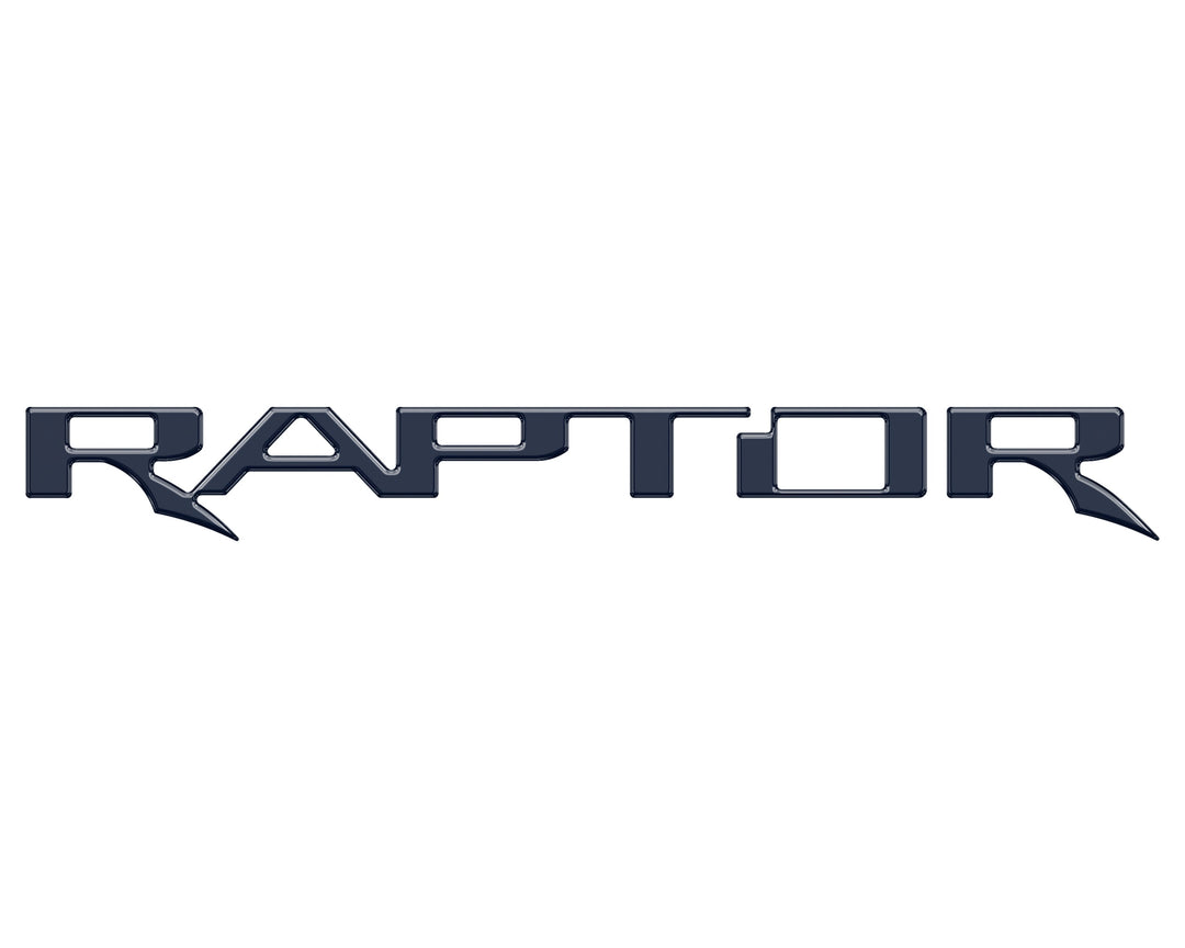Raptor Tailgate Emblem Inserts Fits 2017-2025 Ford F-150 Raptor