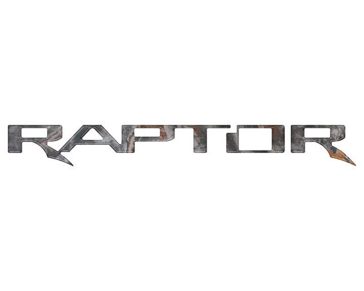 Raptor Tailgate Emblem Inserts Fits 2017-2025 Ford F-150 Raptor