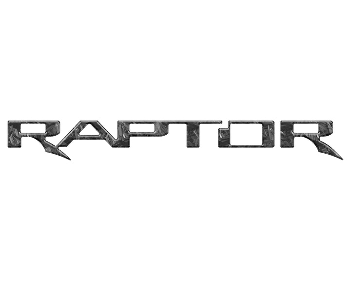 Raptor Tailgate Emblem Inserts Fits 2017-2025 Ford F-150 Raptor