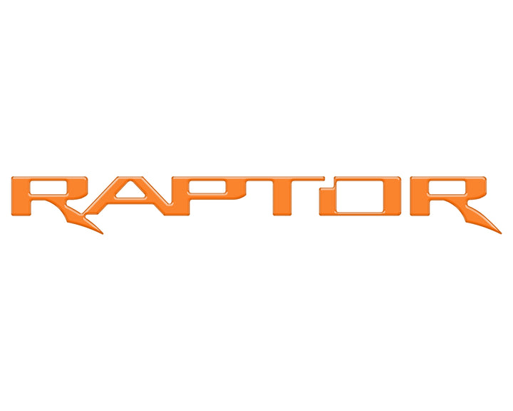 Raptor Tailgate Emblem Inserts Fits 2017-2025 Ford F-150 Raptor