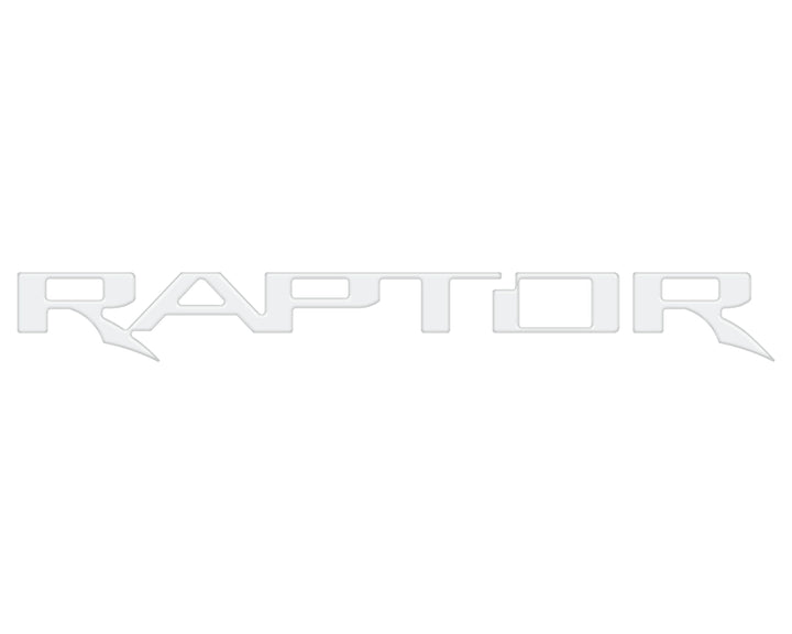 Raptor Tailgate Emblem Inserts Fits 2017-2025 Ford F-150 Raptor